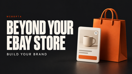 Build your brand beyond your eBay store with a simple marketplace card and shopping bag