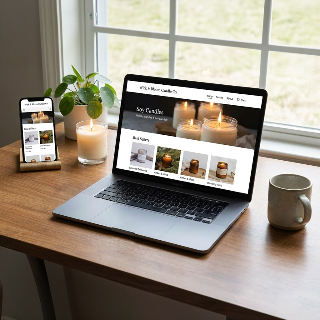 Full Website Build Package (Selling Physical Products) 1 Time Setup Fee