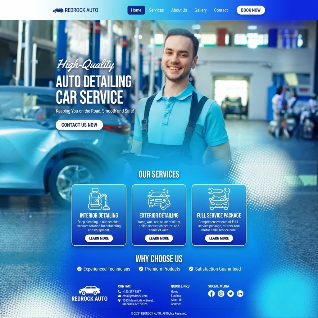 Full Website Build Package (Selling A Service) 1 Time Setup Fee