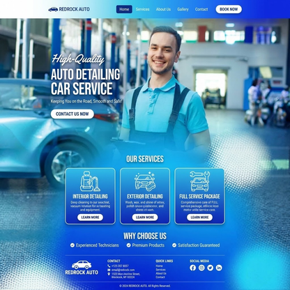 Full Website Build Package (Selling A Service) 1 Time Setup Fee