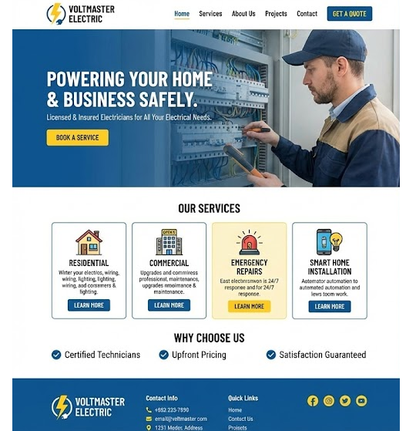 Full Website Build Package (Selling A Service) 1 Time Setup Fee