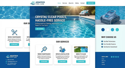 Full Website Build Package (Selling A Service) 1 Time Setup Fee