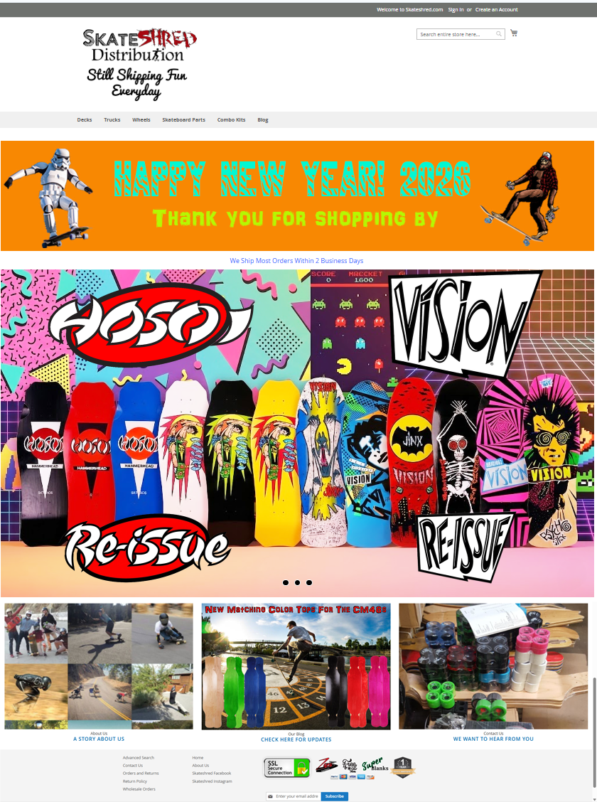 Full Website Build Package (Selling Physical Products) 1 Time Setup Fee